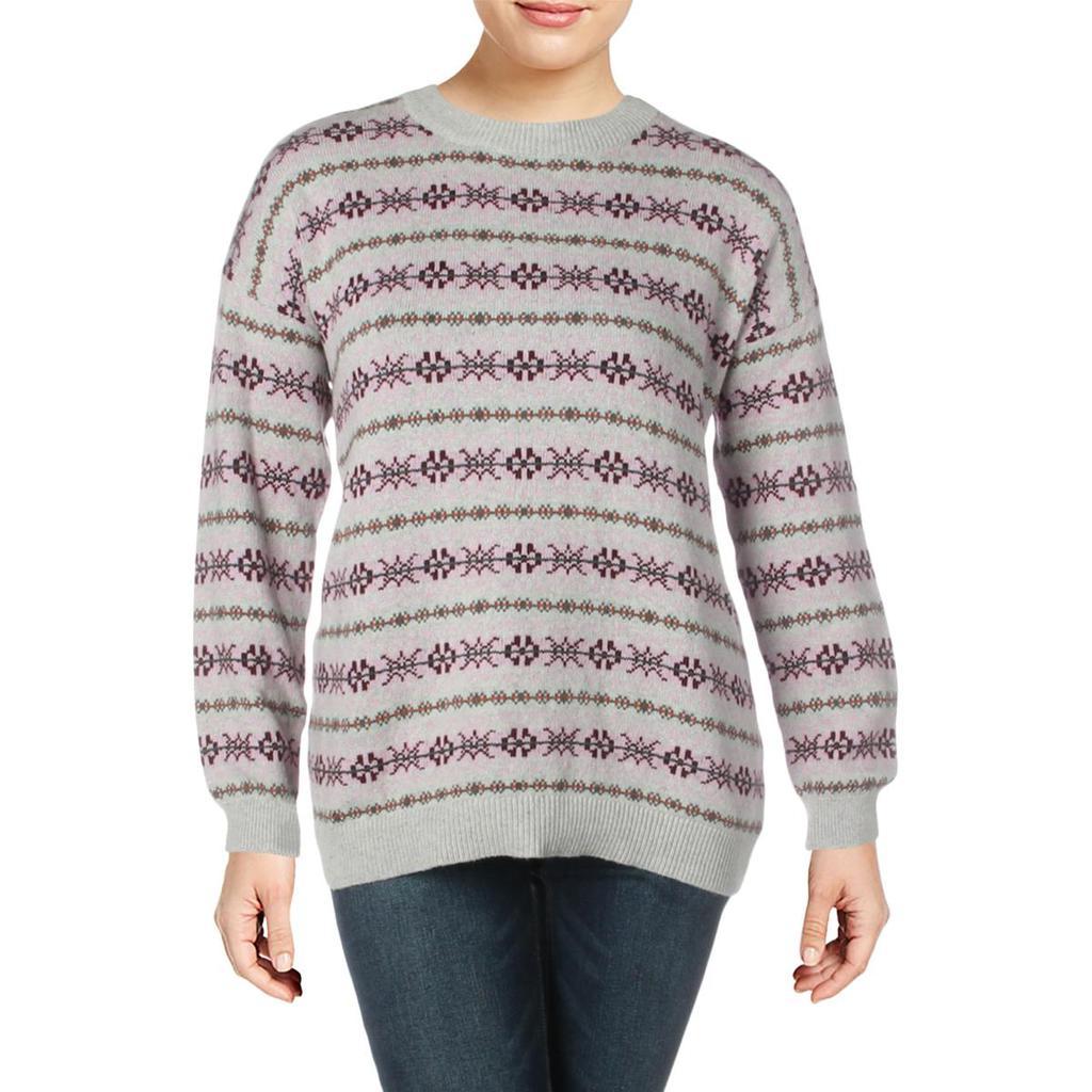 商品Ralph Lauren|Lauren Ralph Lauren Womens Cotton Printed Pullover Sweater,价格¥611,第3张图片详细描述