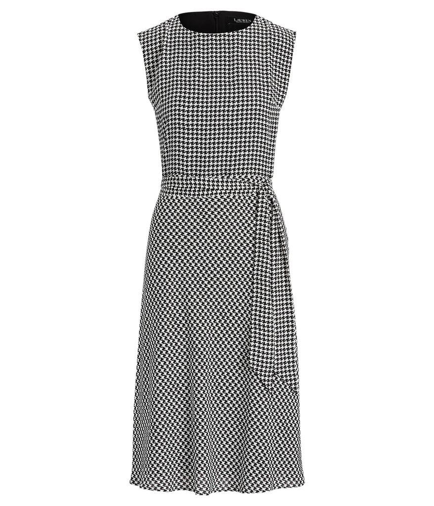 商品Ralph Lauren|Houndstooth Georgette Cocktail Dress,价格¥500,第6张图片详细描述