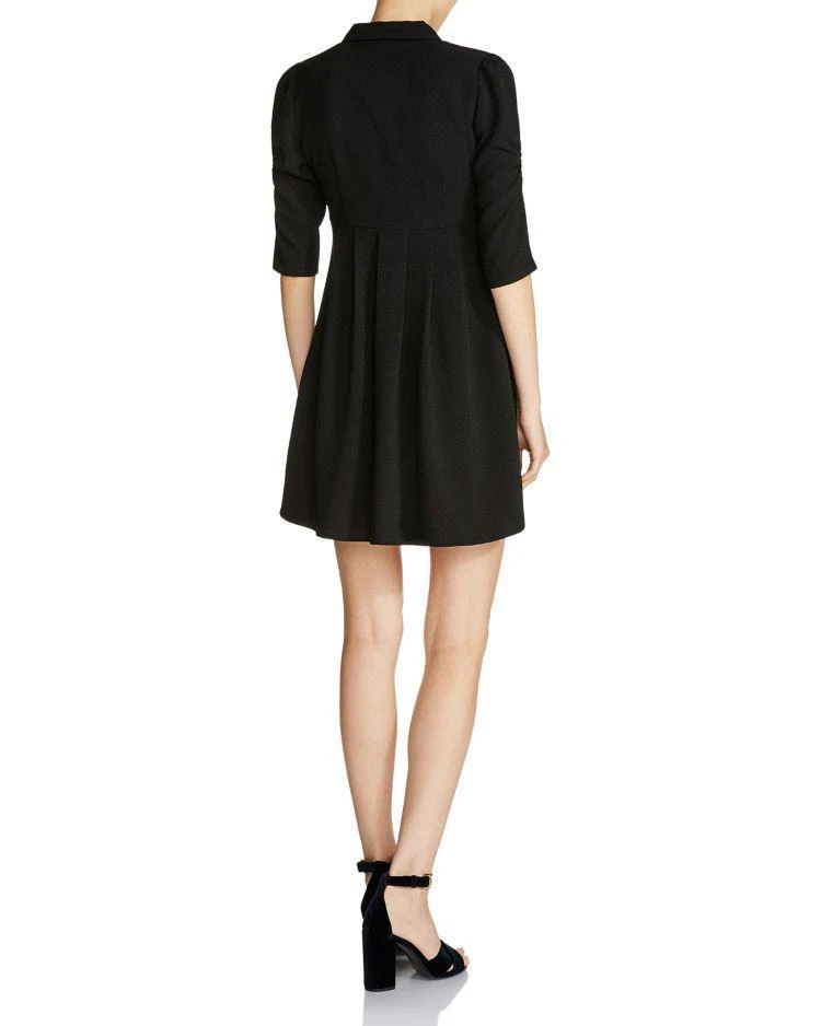 商品Maje|Ratila Lace-Inset A-Line Mini Dress,价格¥1463,第2张图片详细描述