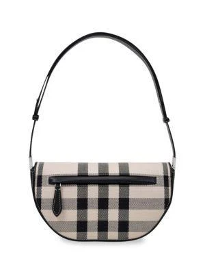 商品[二手商品] Burberry|Olympia Small Bag In Beige Canvas,价格¥10569,第1张图片