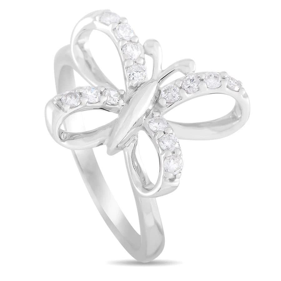 商品LB Exclusive|14K White Gold 0.30 ct Diamond Butterfly Ring,价格¥3459,第1张图片