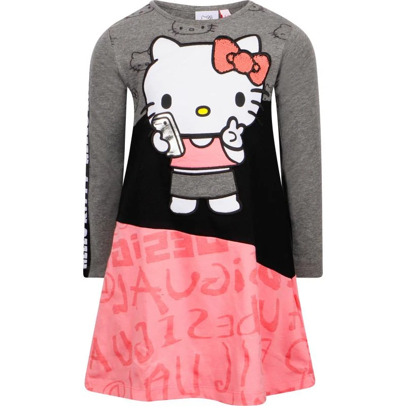 商品Desigual|Hello kitty dress in pink and grey,价格¥677,第2张图片详细描述