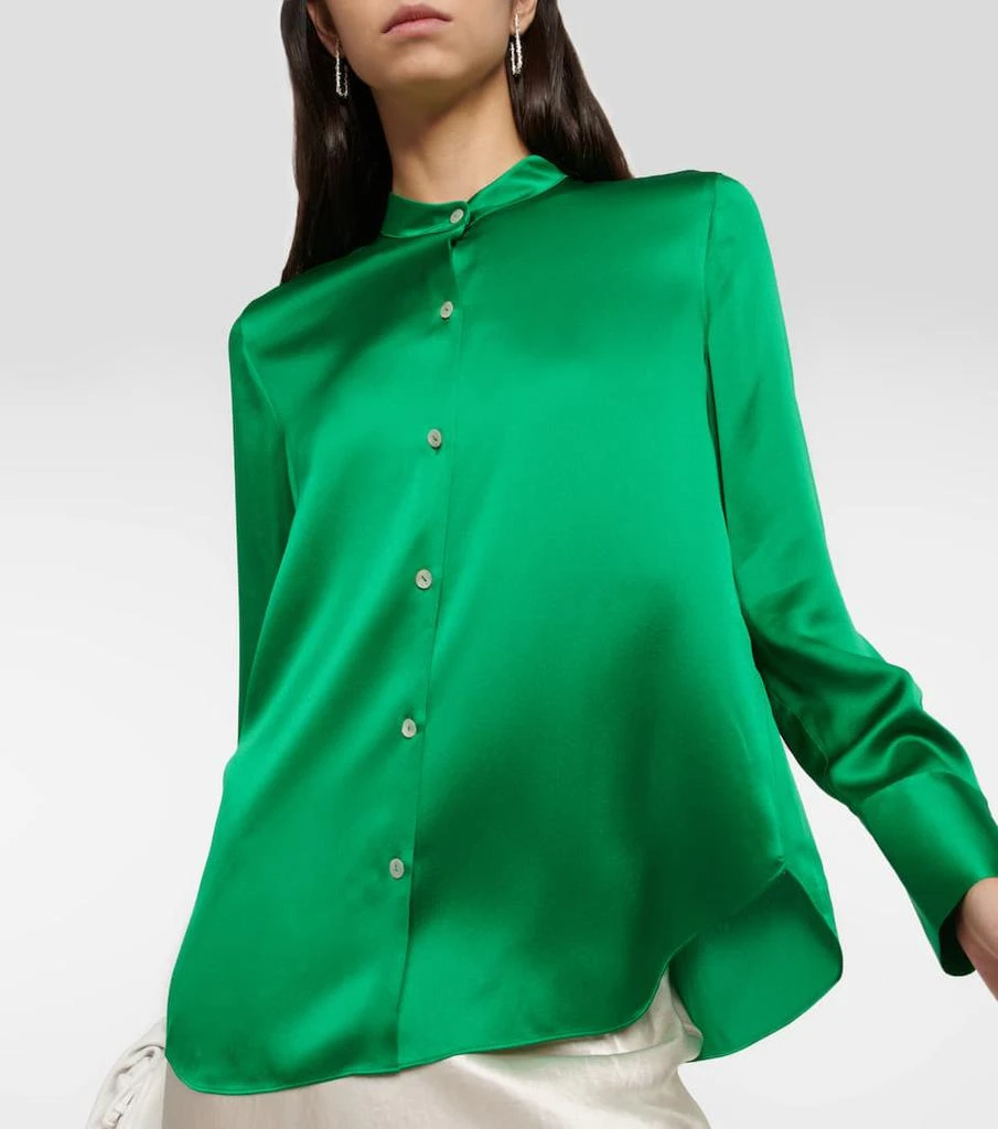 商品Vince|Silk satin shirt,价格¥1901,第4张图片详细描述