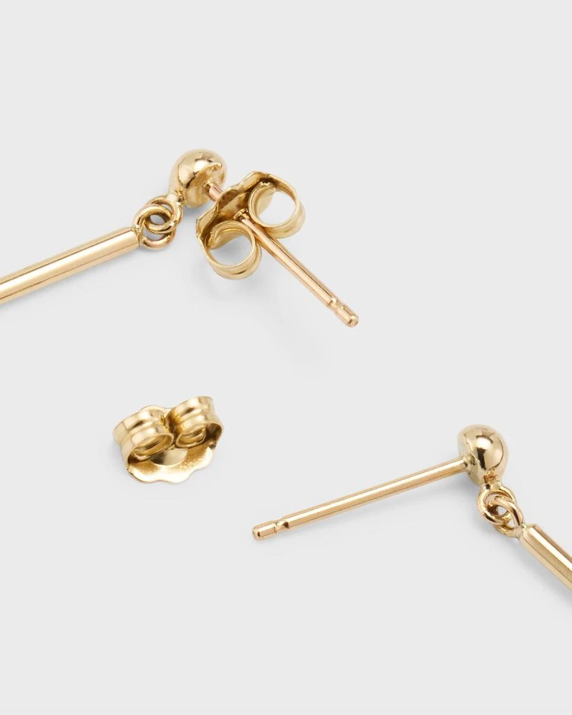 商品POPPY FINCH|Linear Bar Diamond Earrings,价格¥4423,第4张图片详细描述
