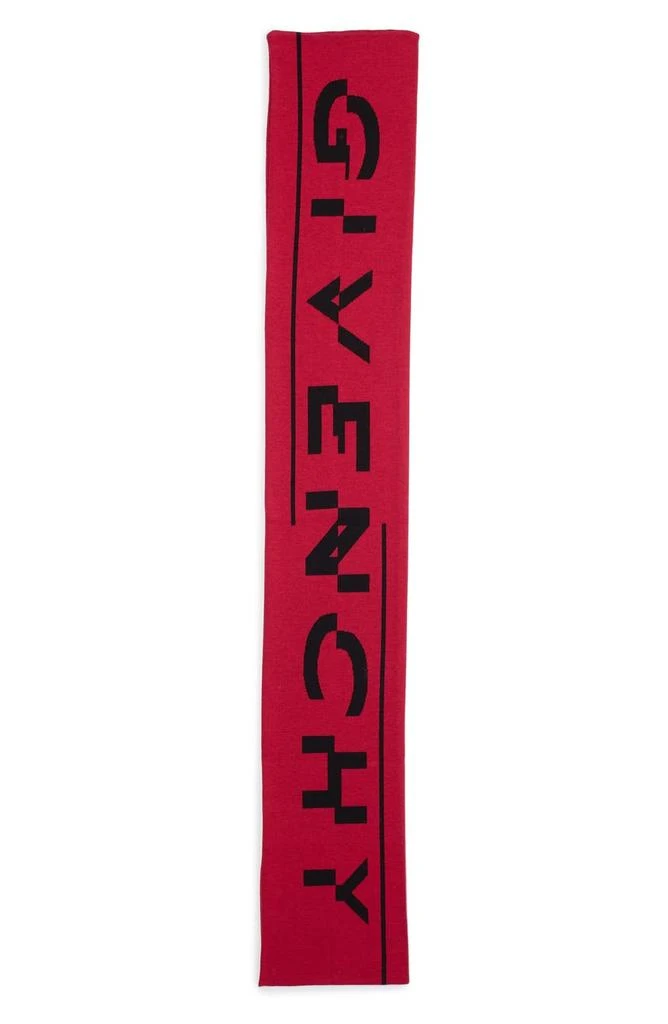 商品Givenchy|Football Logo Wool Scarf,价格¥811,第2张图片详细描述