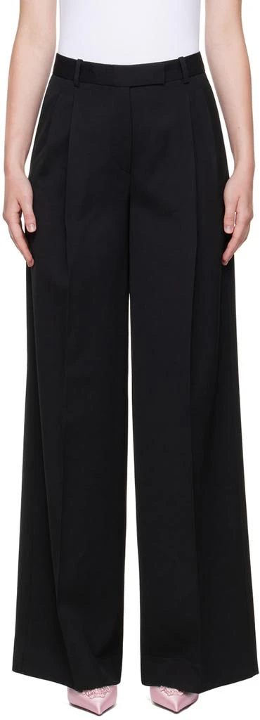 商品Versace|Black Pleated Trousers,价格¥3834,第1张图片