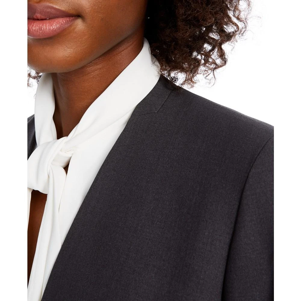 商品Bar III|Women's Collarless Open-Front Blazer, Created for Macy's,价格¥743,第3张图片详细描述