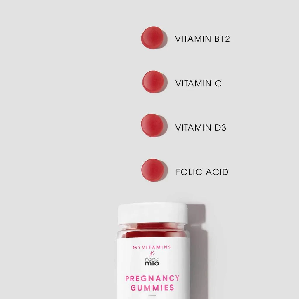 商品Mama Mio|Mama Mio Pregnancy Gummies, Mixed Berry, 60 Gummies,价格¥150,第4张图片详细描述