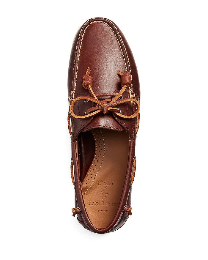 商品Ralph Lauren|Men's Merton Leather Boat Shoe,价格¥708,第2张图片详细描述