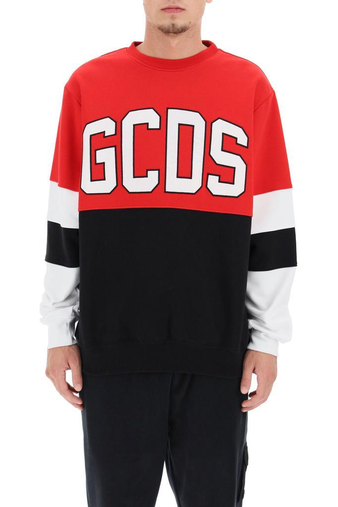 商品GCDS|Gcds color block sweatshirt with logo patch,价格¥1266,第4张图片详细描述