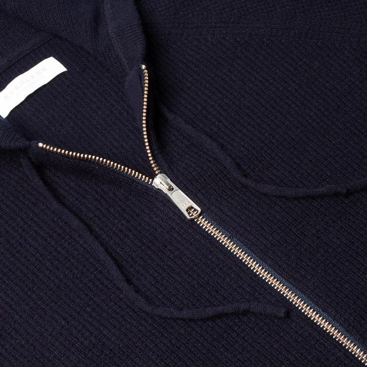 商品Everlane|The Waffle-Knit Cashmere Zip Hoodie,价格¥1233,第4张图片详细描述