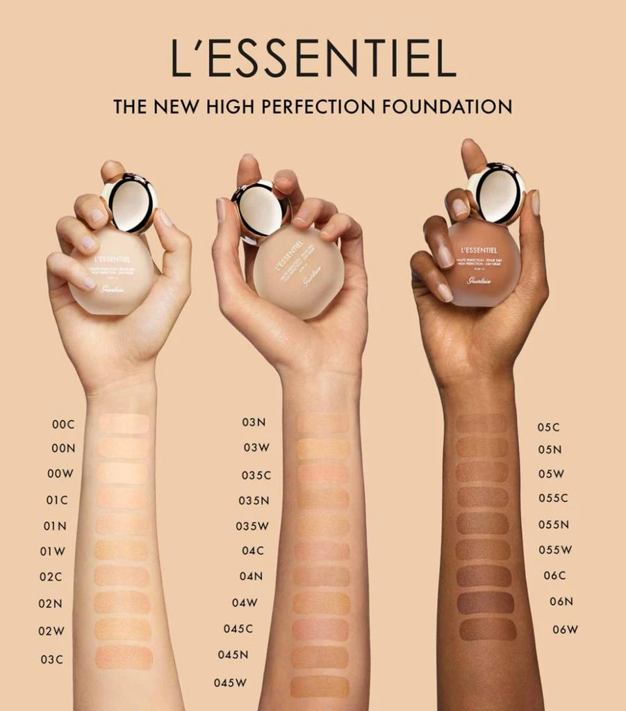 商品Guerlain|L'Essentiel High Perfection Foundation 24H Wear SPF 15 (30ml),价格¥422,第3张图片详细描述