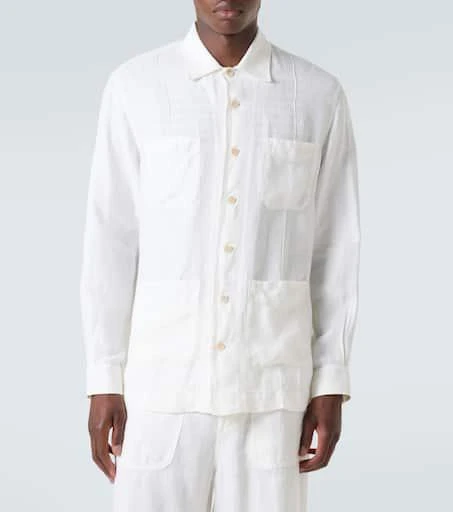 商品Brunello Cucinelli|亚麻衬衫,价格¥9014,第3张图片详细描述