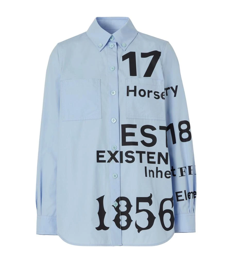 商品Burberry|Horseferry Print Shirt,价格¥8023,第1张图片