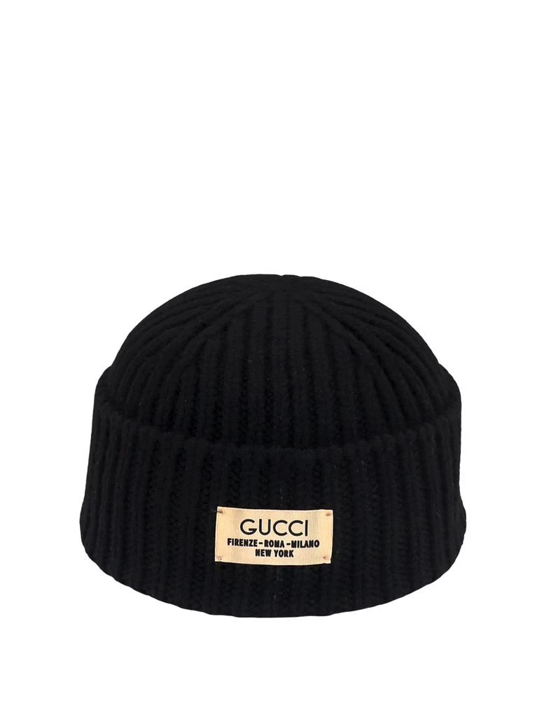 商品Gucci|Ribbed wool hat,价格¥2875,第2张图片详细描述