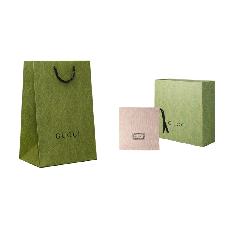商品[国内直发] Gucci|古驰 徽标设计 做旧款 - 皮带 男款 棕色 -,价格¥1658,第4张图片详细描述