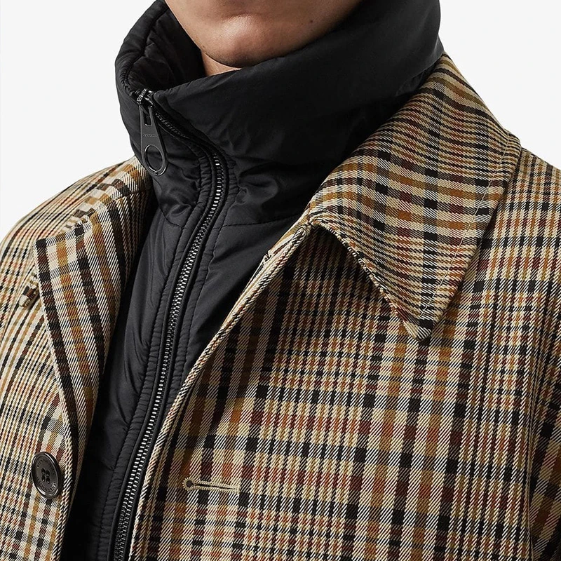 BURBERRY 格纹男士大衣 8004874 商品