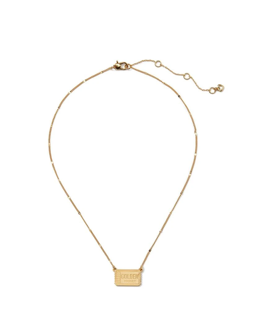 商品Kate Spade|Ticket Pendant Necklace,价格¥499,第1张图片