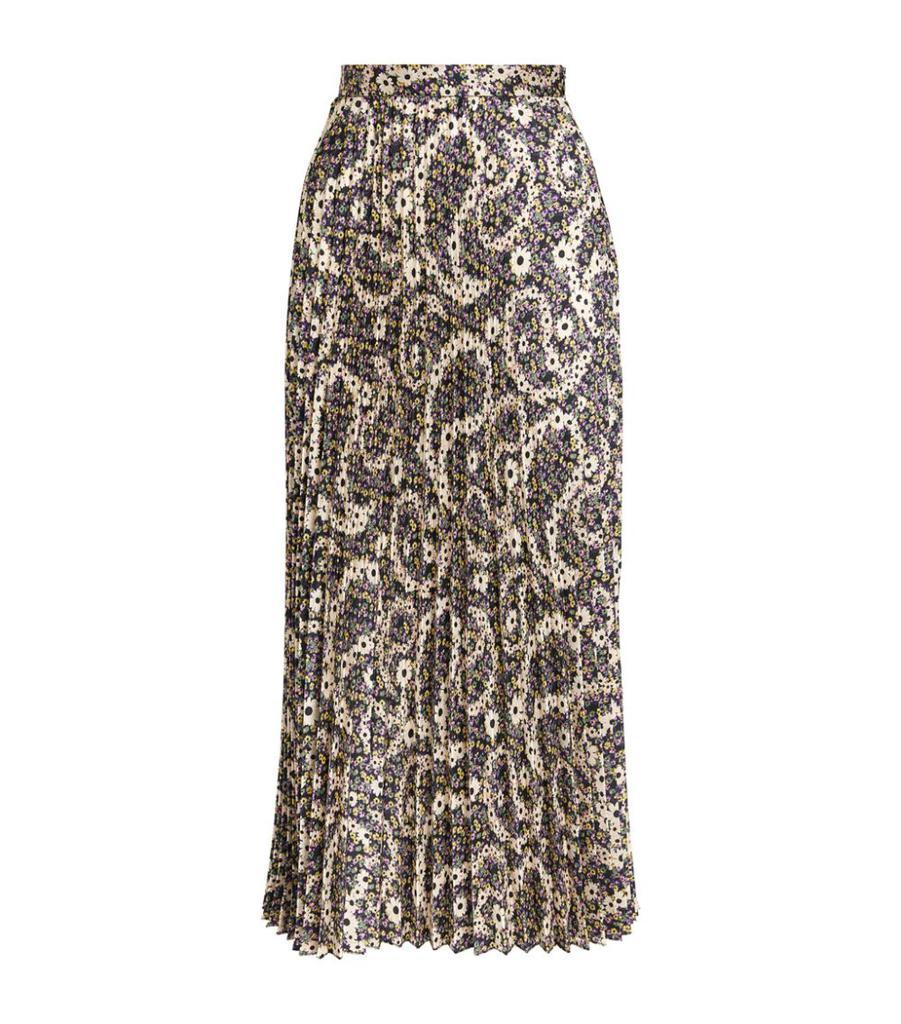 商品Sandro|Pleated Midi Skirt,价格¥2079,第1张图片