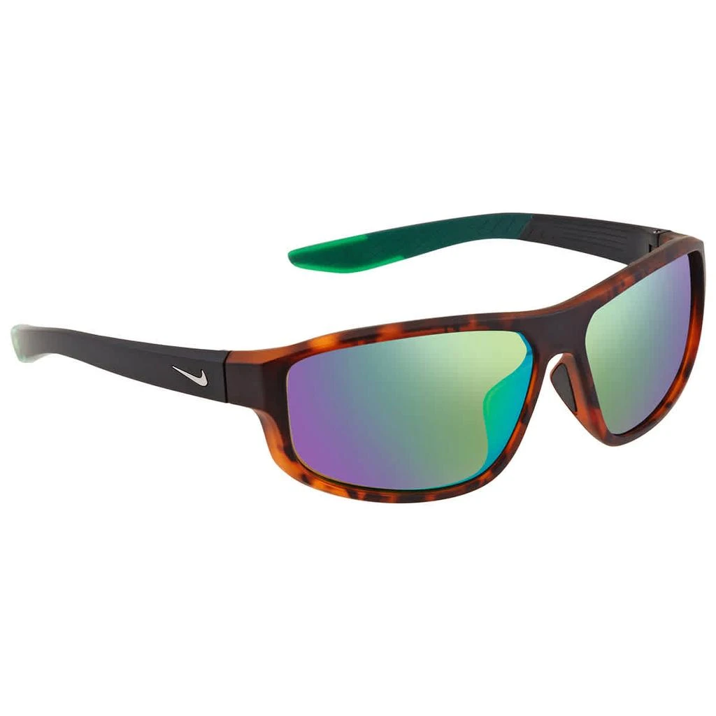 商品NIKE|Nike Green Sport Mens Sunglasses NIKE BRAZEN FUEL M D 220 62,价格¥296,第1张图片