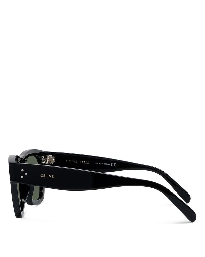 Unisex Rectangular Sunglasses, 51mm商品第5张图片规格展示