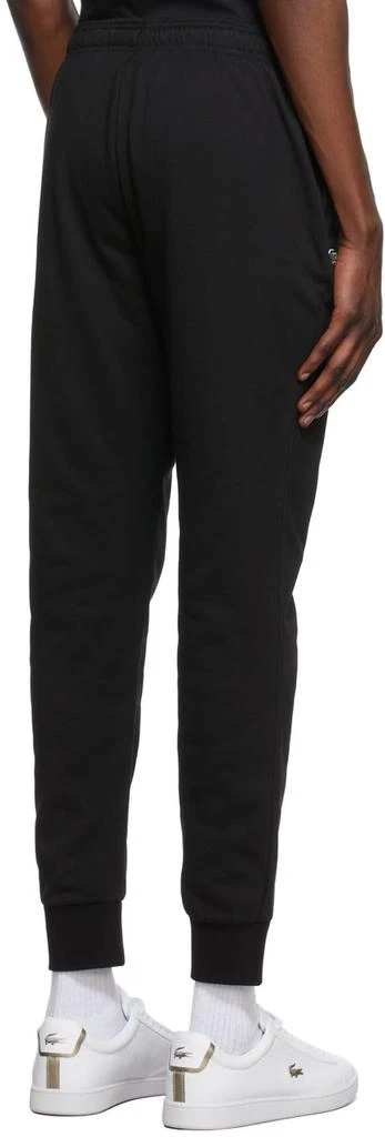 商品Lacoste|Black Cotton Lounge Pants,价格¥283,第3张图片详细描述