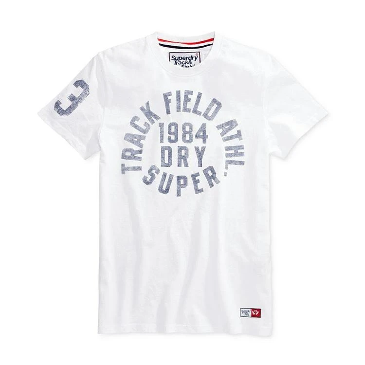 商品Superdry|Men's Trackster Graphic-Print T-Shirt,价格¥221,第1张图片