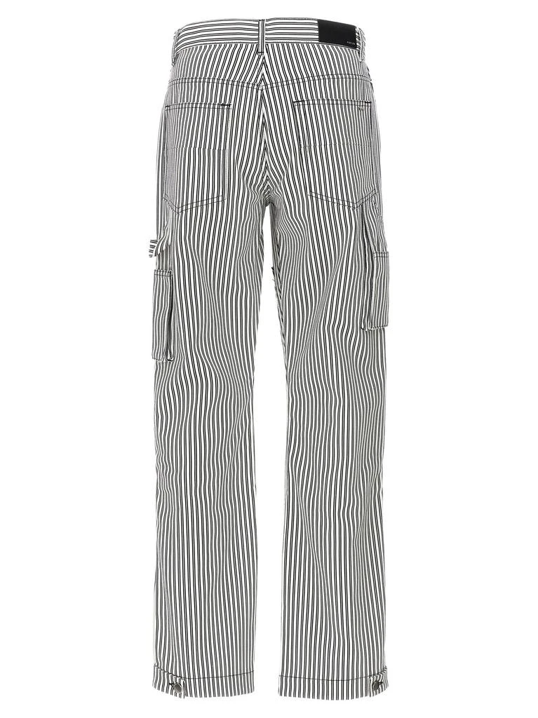 商品AMIRI|Motors Carpenter Pants White/Black,价格¥3543,第2张图片详细描述