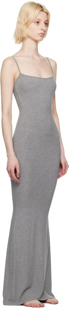 商品SKIMS|Gray Soft Lounge Long Slip Maxi Dress,价格¥756,第2张图片详细描述