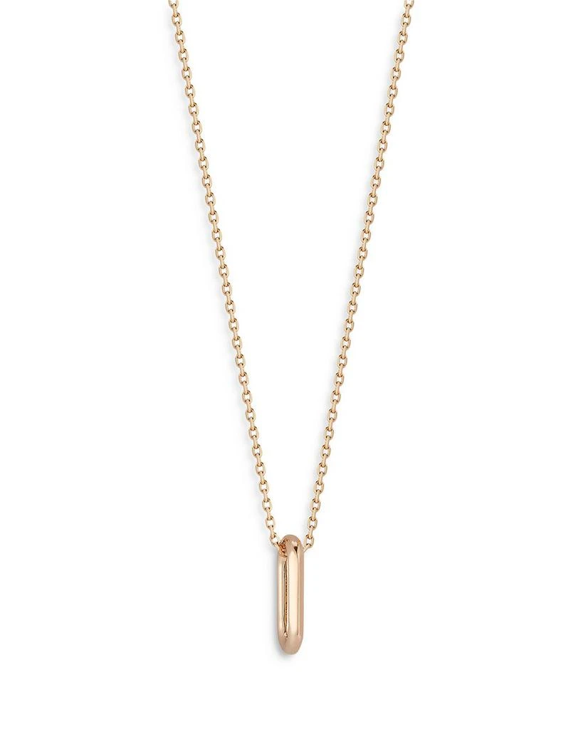 商品Walters Faith|18K Rose Gold Saxon Mini Link Pendant Necklace, 16",价格¥6429,第1张图片