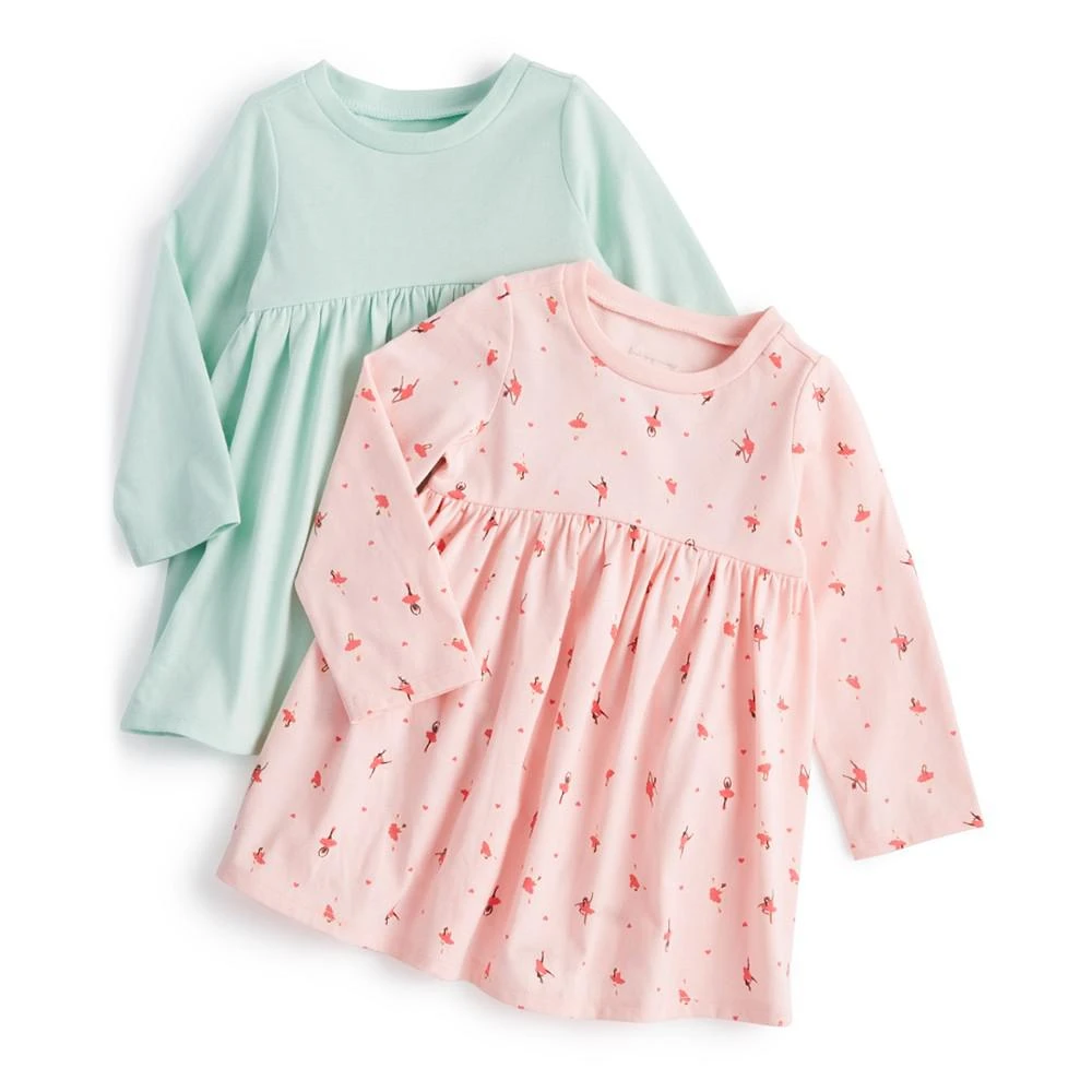 商品First Impressions|Baby Girls Ballerina Beauties Dresses, Pack of 2, Created for Macy's,价格¥90,第1张图片