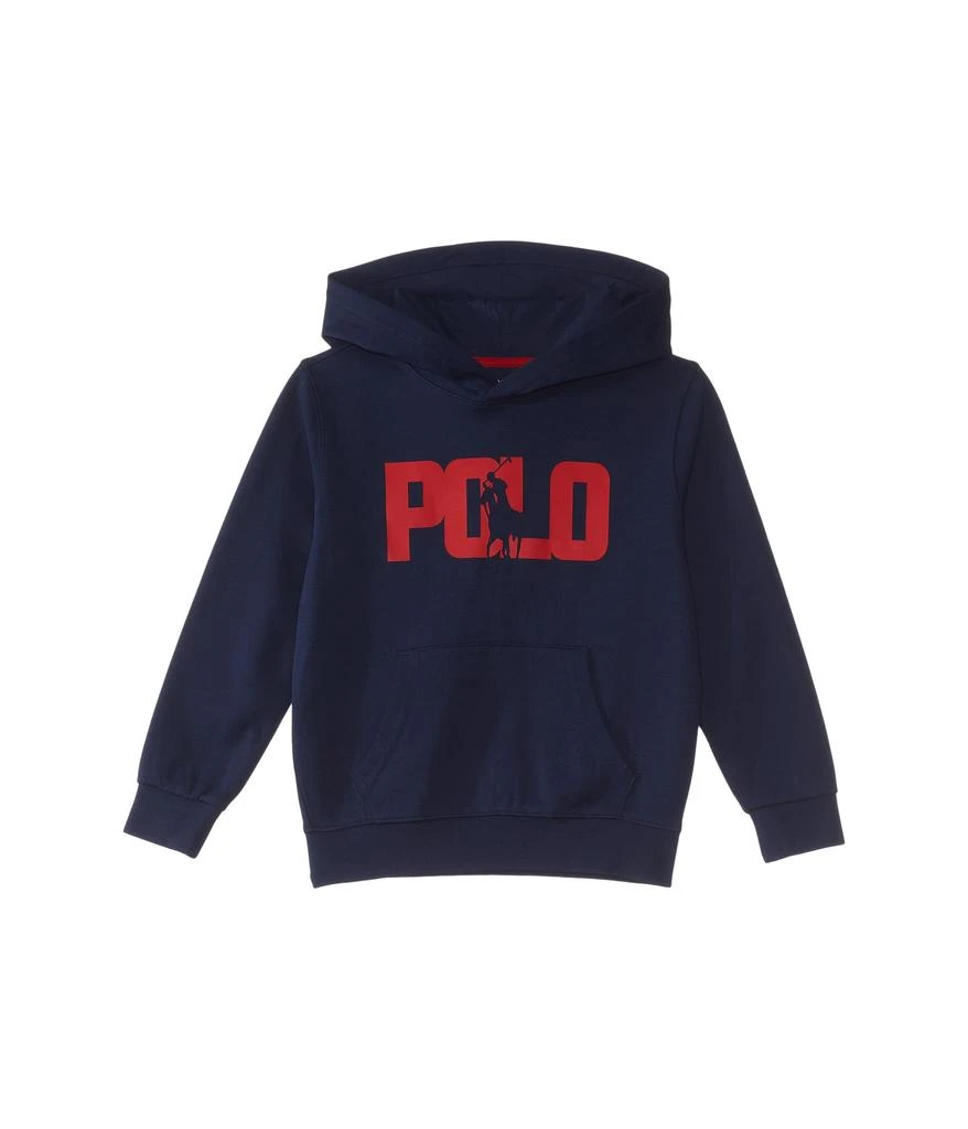 商品Ralph Lauren|Big Pony Logo Double-Knit Hoodie (Toddler/Little Kid)),价格¥264,第1张图片