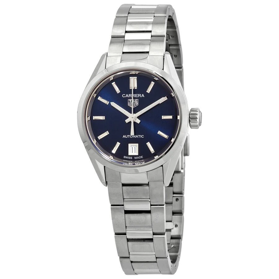 商品TAG Heuer|Carrera Automatic Blue Dial Ladies Watch WBN2411.BA0621,价格¥15223,第1张图片