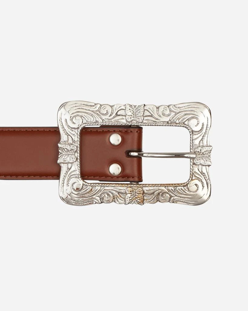 Papillon Square Buckle Belt Brown 商品