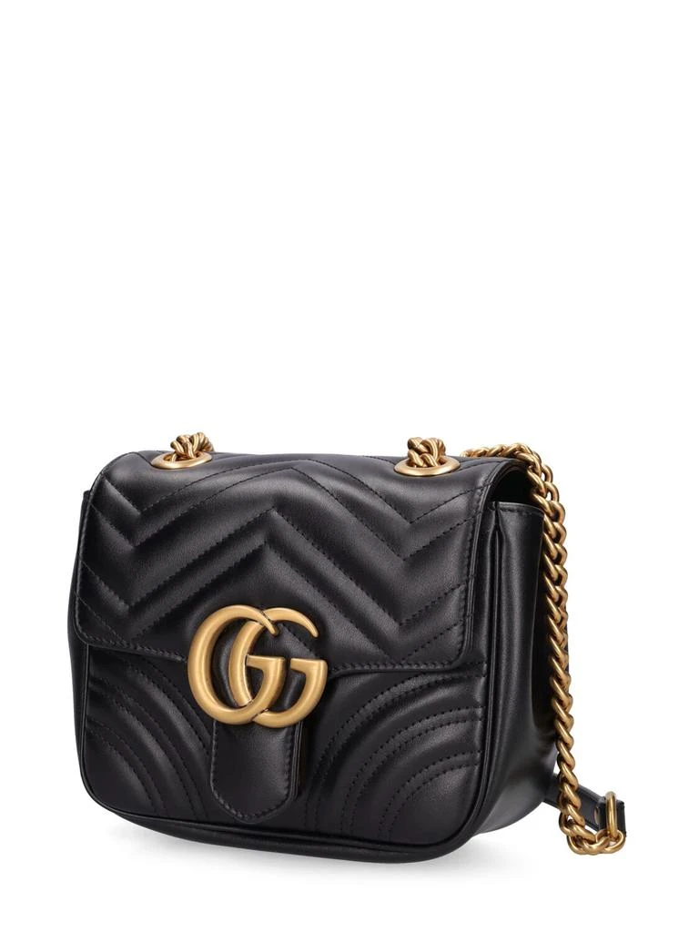 商品Gucci|Mini Gg Marmont Leather Shoulder Bag,价格¥16324,第2张图片详细描述