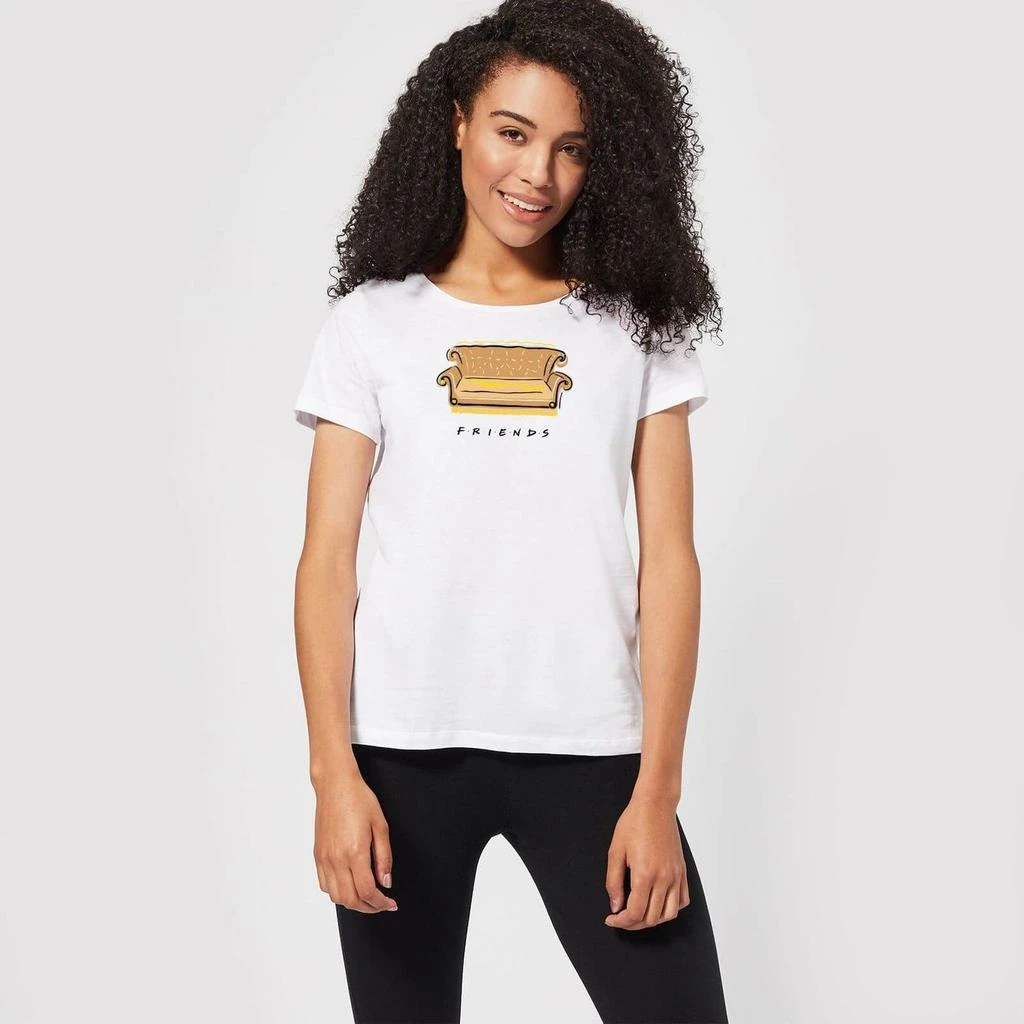 商品Original Hero|Friends Couch Women's T-Shirt - White,价格¥175,第3张图片详细描述