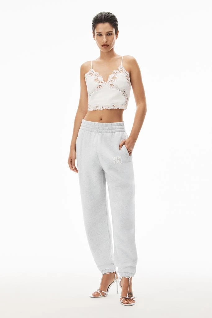 商品Alexander Wang|PUFF LOGO SWEATPANT IN STRUCTURED TERRY,价格¥2228,第2张图片详细描述