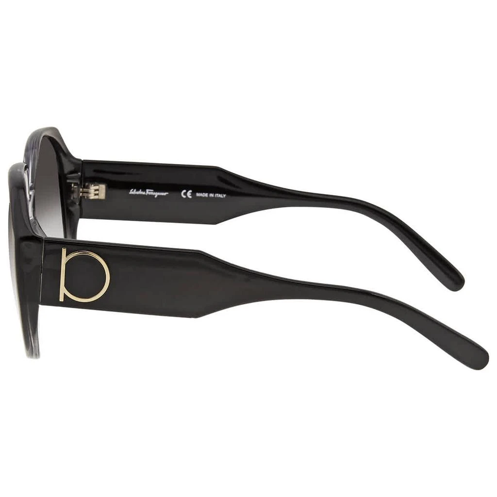 商品Salvatore Ferragamo|Grey Gradient Butterfly Sunglasses SF943S 007 60,价格¥315,第3张图片详细描述