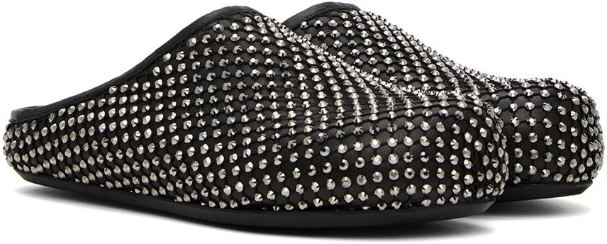 商品Marni|Black Fussbett Sabot Slippers,价格¥3304,第4张图片详细描述