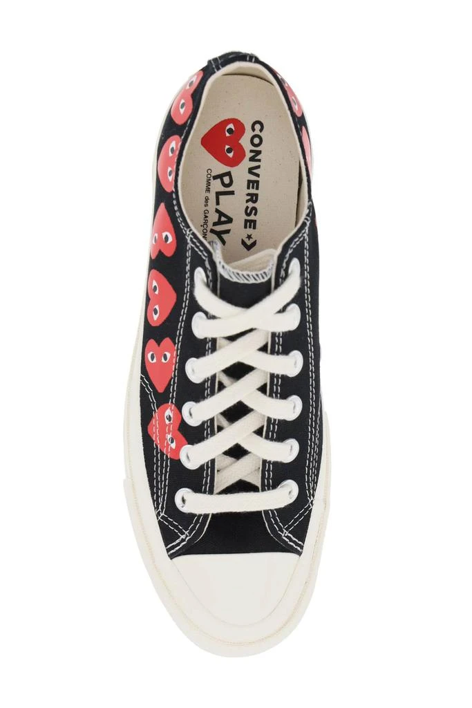 商品Comme des Garcons|X CONVERSE CHUCK 70 MULTI HEART CANVAS SNEAKERS,价格¥1041,第2张图片详细描述