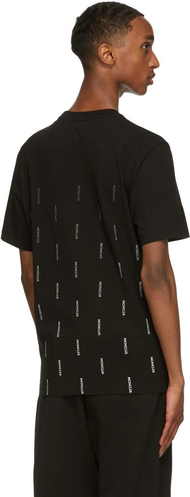 商品Moncler|黑色 Fade Logo T 恤,价格¥2919,第3张图片详细描述