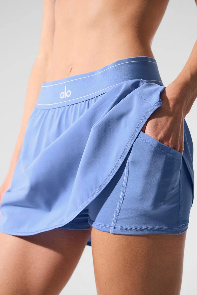 商品Alo|Match Point Tennis Skirt - Crystal Clear Blue,价格¥563,第2张图片详细描述