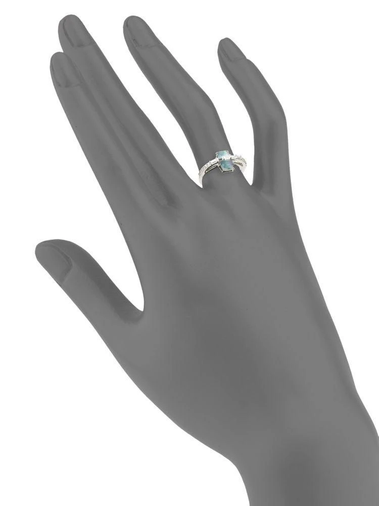 商品Nadri|Gris Quartz and Abalone Ring,价格¥489,第3张图片详细描述