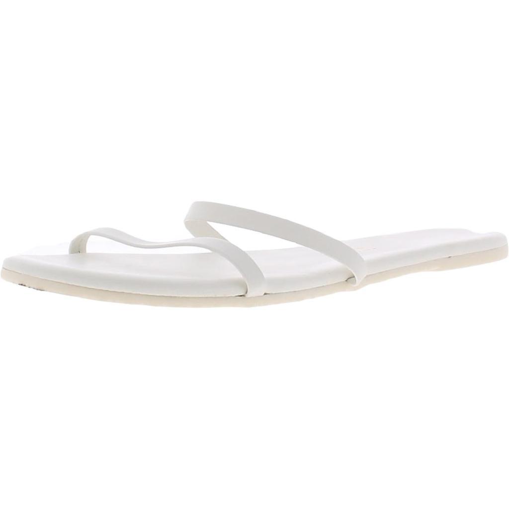 商品Tkees|Tkees Womens Gemma Faux Leather Slip On Flat Sandals,价格¥115-¥201,第1张图片