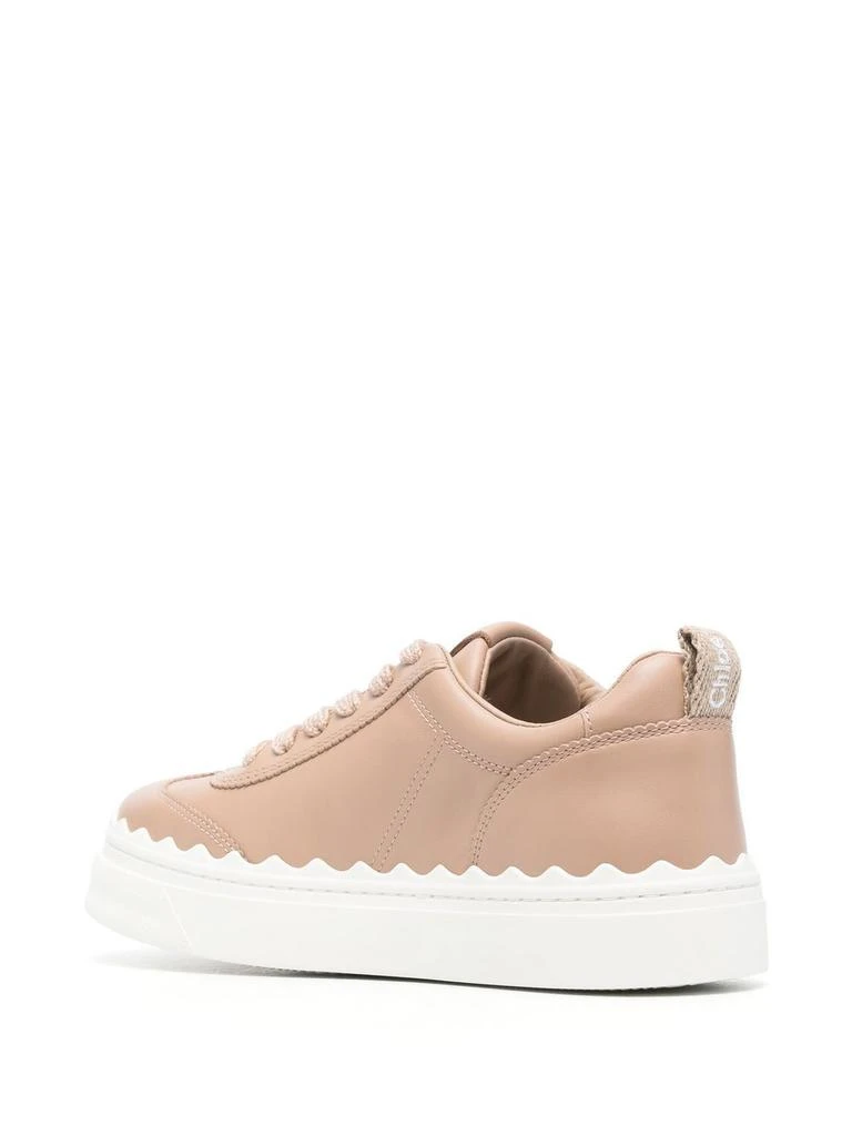 商品Chloé|CHLOÉ - Lauren Leather Sneakers,价格¥1921,第3张图片详细描述