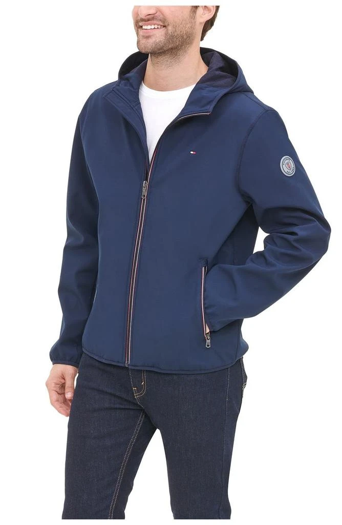 商品Tommy Hilfiger|Softshell Fleece Hooded Jacket,价格¥523,第3张图片详细描述