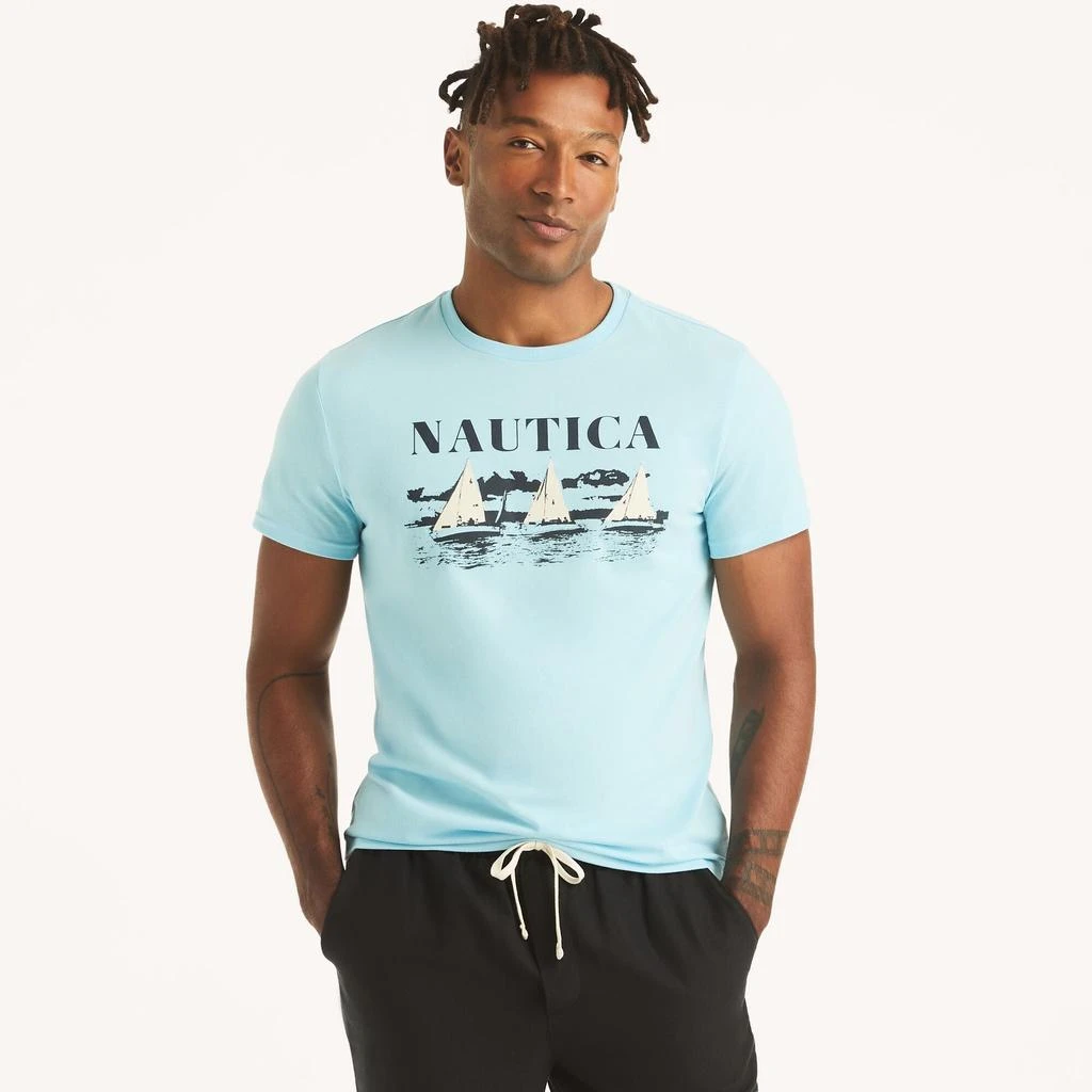 商品Nautica|Mens Keep Calm Graphic T-Shirt,价格¥118,第4张图片详细描述