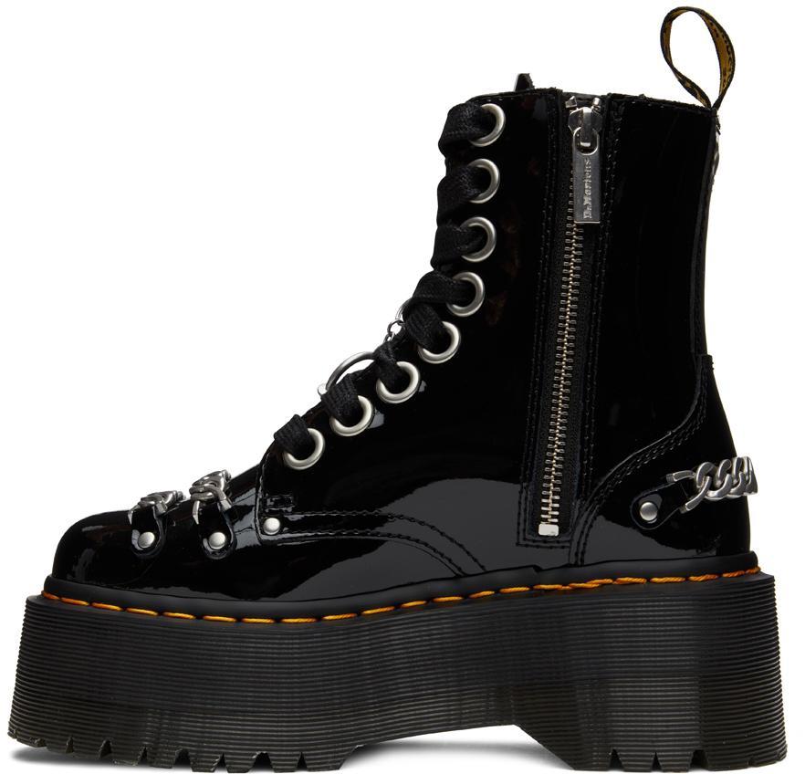 商品Dr. Martens|Black Max Chain Jadon Platform Boots,价格¥1720,第5张图片详细描述