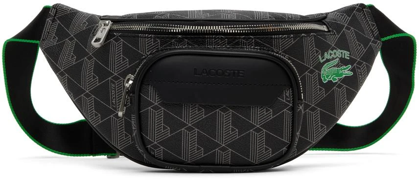 商品Lacoste|Black 'The Blend Monogram Print' Belt Bag,价格¥1206,第1张图片