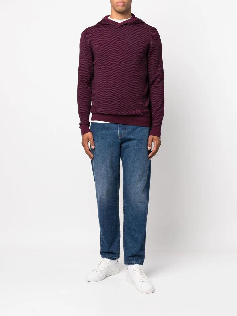 商品Emporio Armani|EMPORIO ARMANI - Wool Hoodie,价格¥888,第3张图片详细描述